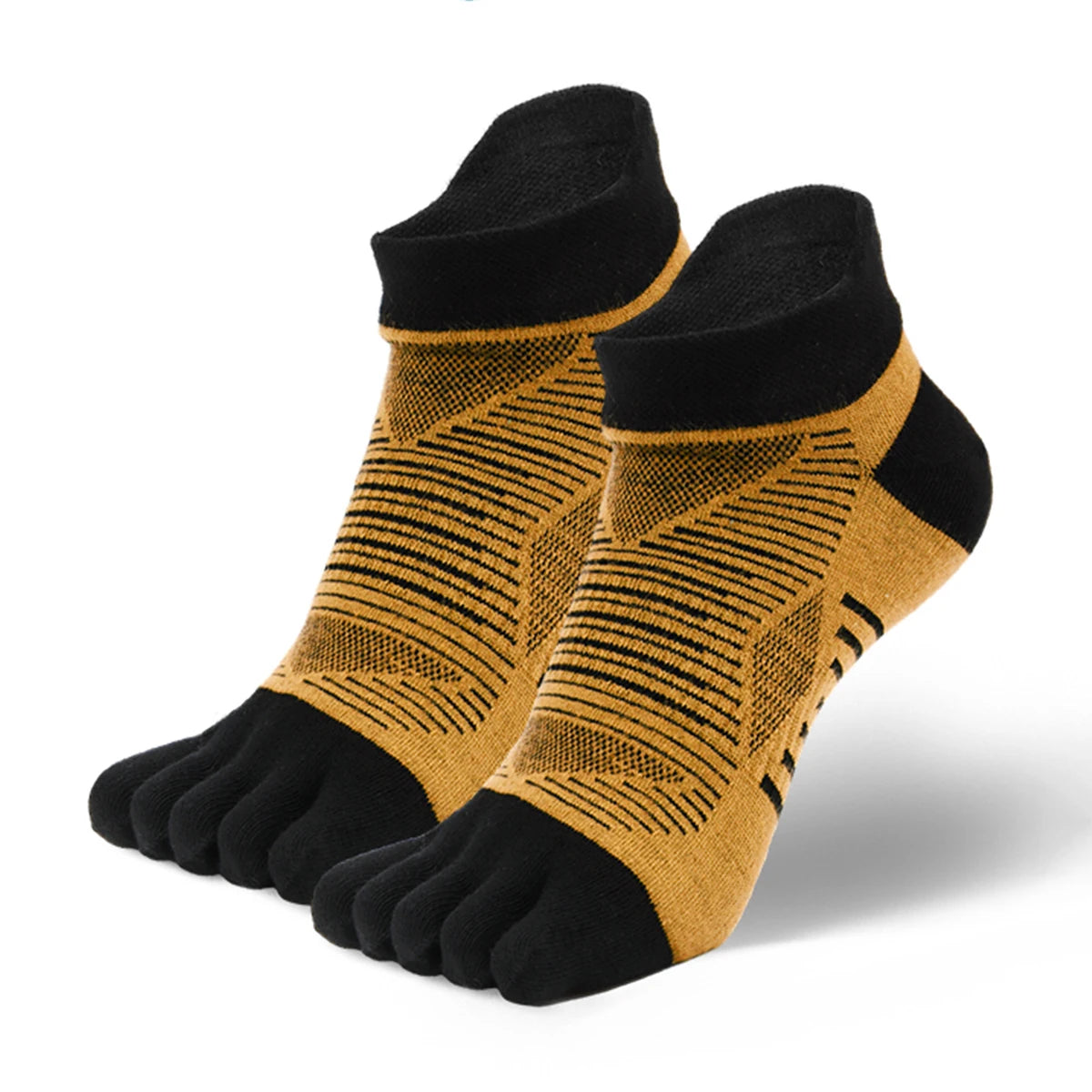 WRELS Five Finger Toe Socks Breathable COOLMAX Running Cycling Sports
