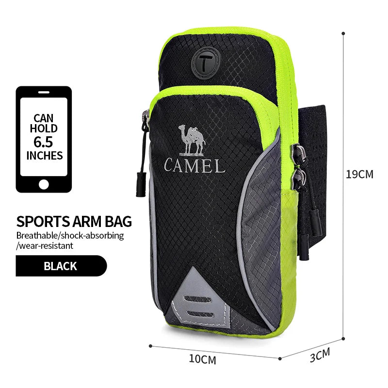GOLDEN CAMEL Running Arm Bag – Lightweight Phone Holder for Running, Hiking, and Cycling