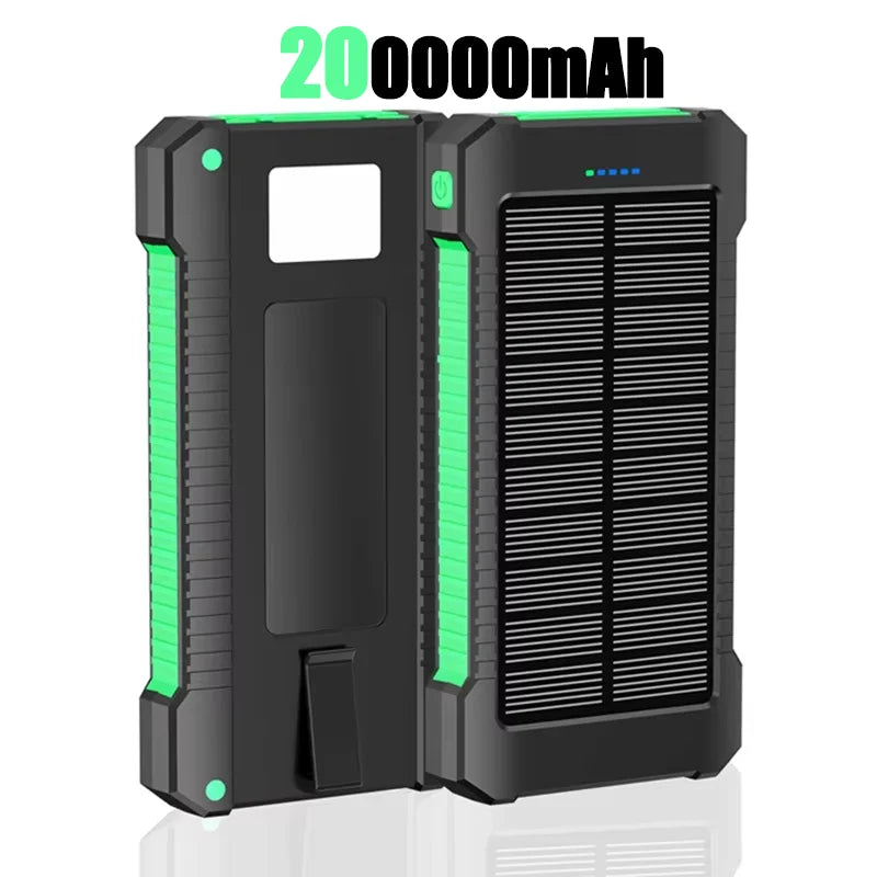 LENOVO Solar Power Bank 50000mAh Outdoor Fast Charging Portable Charger