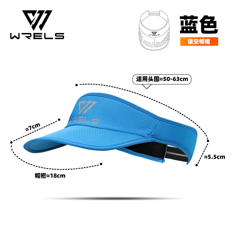 WRELS Summer Sports Visor Hat Breathable Quick Dry Sun Protection Adjustable