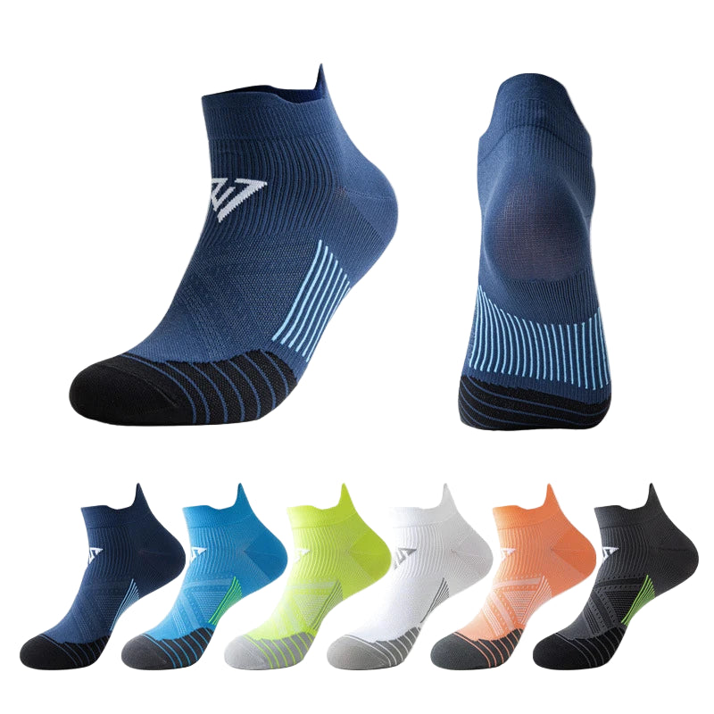 TSODUCE Summer Running Socks – Breathable Quick-Dry Marathon Ankle Socks for Men & Women