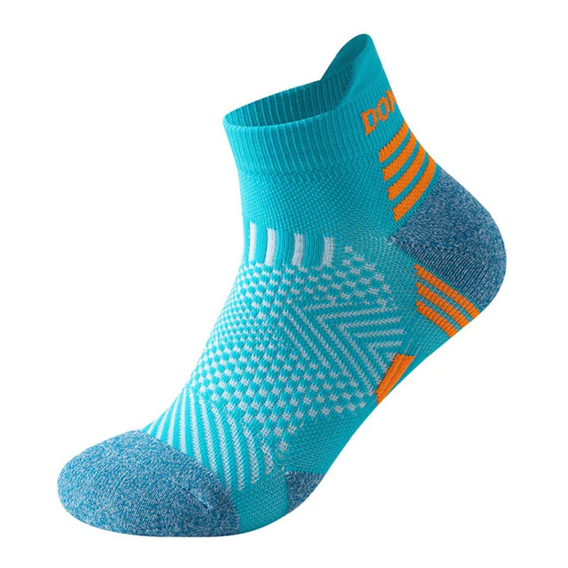 YWSLRC Professional Marathon Running Socks – Cushioned, Breathable, Low-Cut Sports Socks