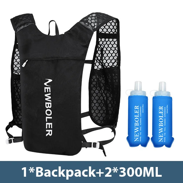 NEWBOLER Ultralight Trail Running Hydration Vest Backpack with Bottle