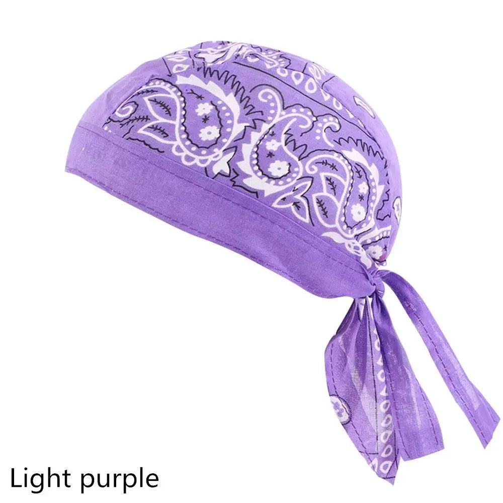 Quick-Dry Cotton Pirate Hat Bandana for Men & Women Outdoor Sports