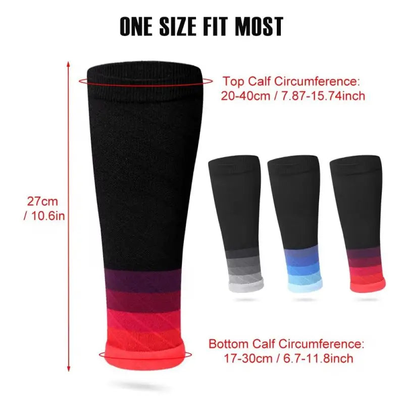 Compression Calf Sleeves 20-30mmHg for Running, Sports & Shin Splint Relief