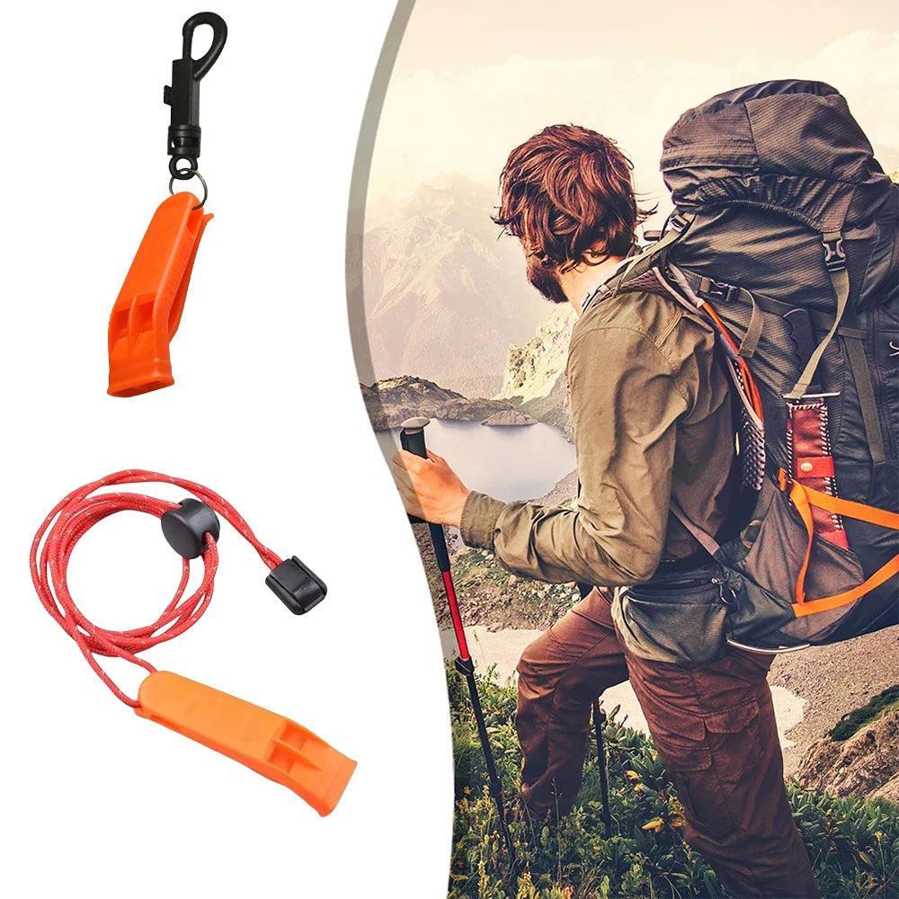 Outdoor Survival Emergency Whistle Loud Safety Signal for Hiking & Rescue
