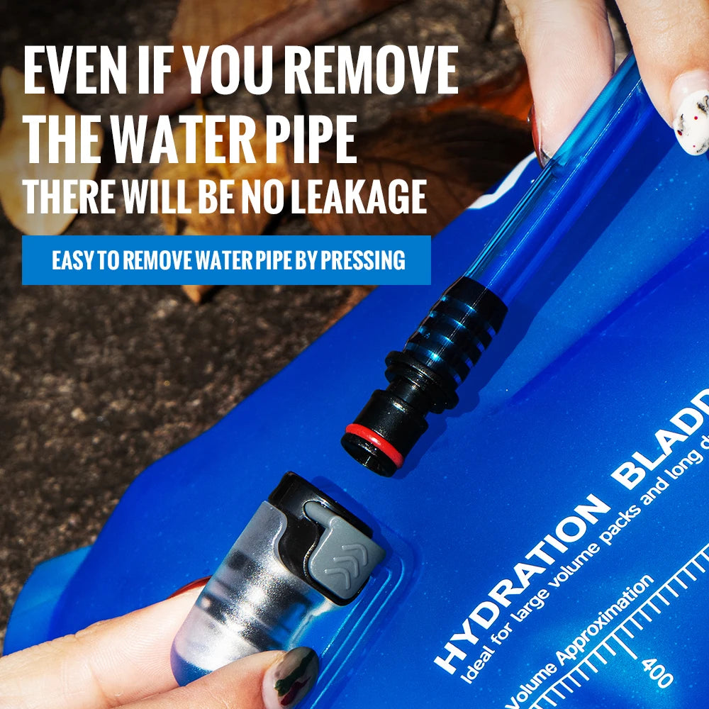 3L Hydration Bladder, BPA-Free TPU Water Bag for Running, Hiking, and Outdoor Use, Sports Bladder