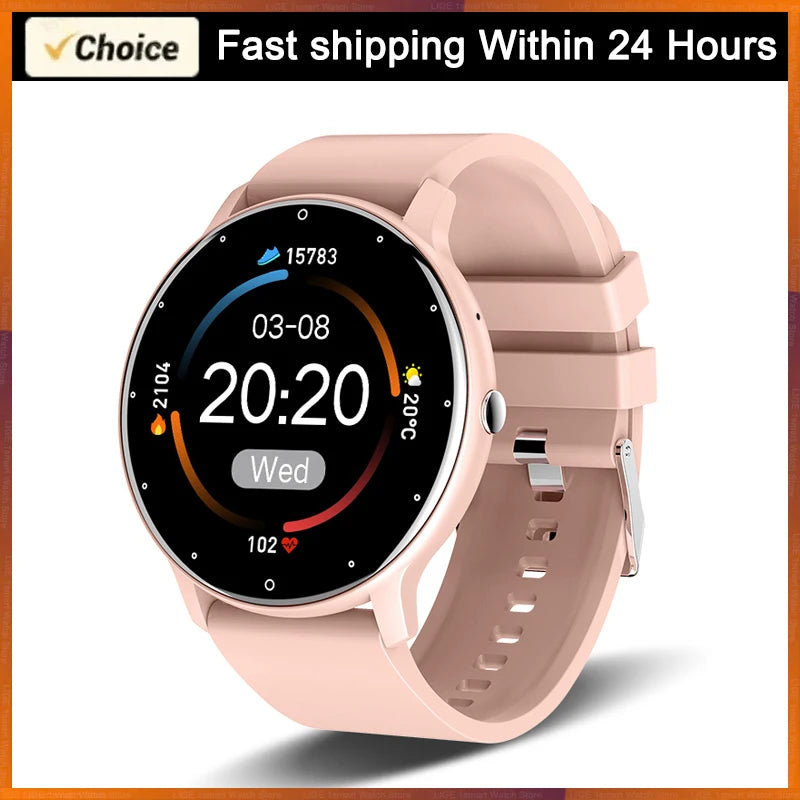 LIGE 2025 Smart Watch for Men & Women – Fitness Tracker with Heart Monitor & Notifications