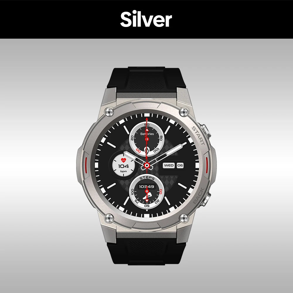ZEBLAZE Vibe 7 Pro Rugged Smartwatch with AMOLED Display and Voice Calling