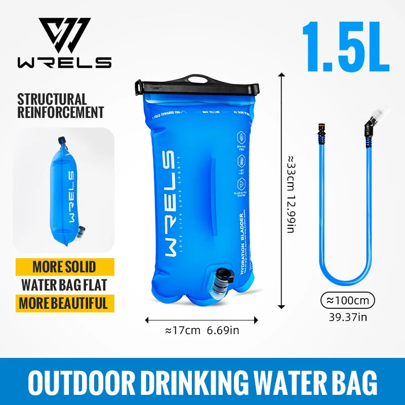 3L Hydration Bladder, BPA-Free TPU Water Bag for Running, Hiking, and Outdoor Use, Sports Bladder