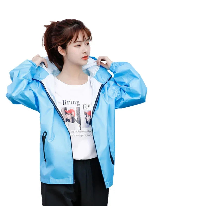 Waterproof Hiking Jacket & Rain Pants for Men and Women – Trekking, Climbing, Cycling, Travel