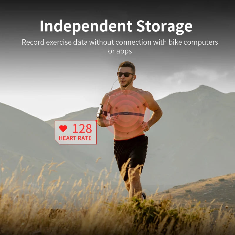 XOSS X2 Pro Chest Strap Heart Rate Monitor – Dual ANT+ & Bluetooth Fitness Sensor