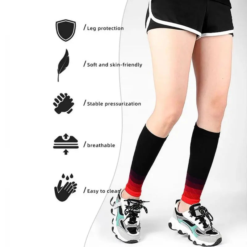 Compression Calf Sleeves 20-30mmHg for Running, Sports & Shin Splint Relief
