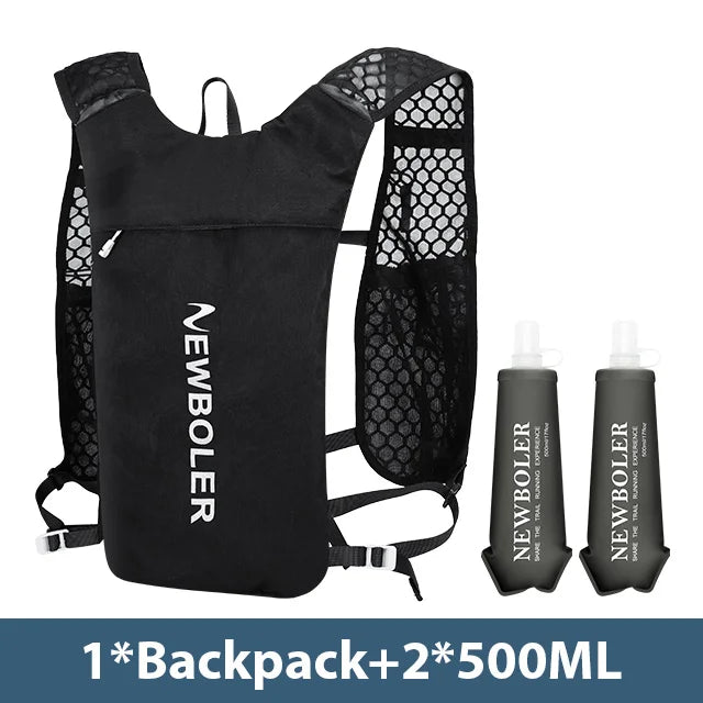 NEWBOLER Breathable Hydration Vest Lightweight Trail Running Backpack