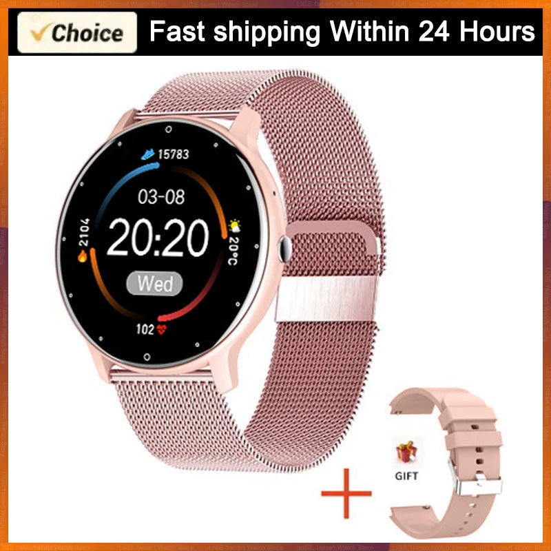 LIGE 2025 Smart Watch for Men & Women – Fitness Tracker with Heart Monitor & Notifications