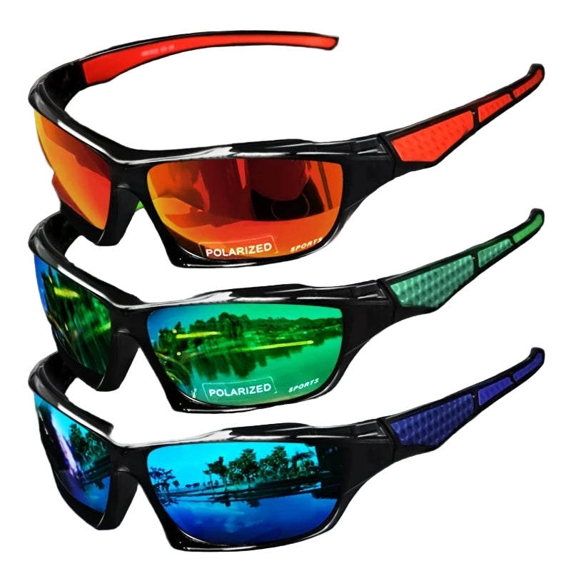 VEGUEROS Sports Polarized Sunglasses for Men – UV400 Cycling, Driving & Fishing Eyewear