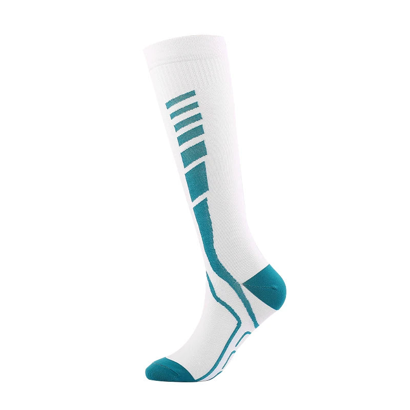 Men’s Compression Sports Socks for Running Cycling Football & Circulation Support