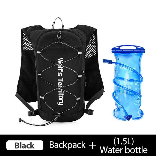 NEWBOLER Ultralight Trail Running Hydration Vest Breathable Marathon Backpack