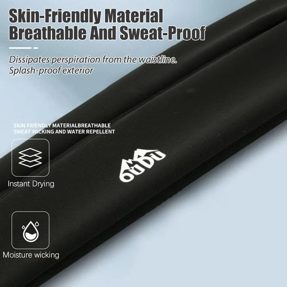 NEWBOLER Sports Fanny Pack Waterproof Running Waist Bag with Bottle Holder