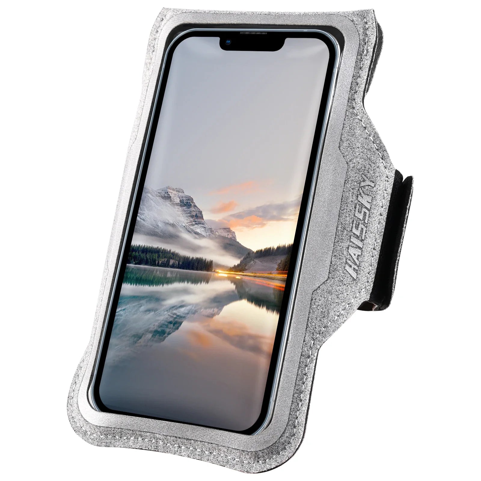 HAISSKY Ultra-Thin Running Armband – Fits iPhone & Samsung Smartphones Up to 6.8"