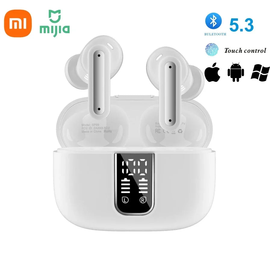 XIAOMI SP99 Wireless Bluetooth 5.3 Earphones – Noise Cancelling Sports Earbuds with 100m Range
