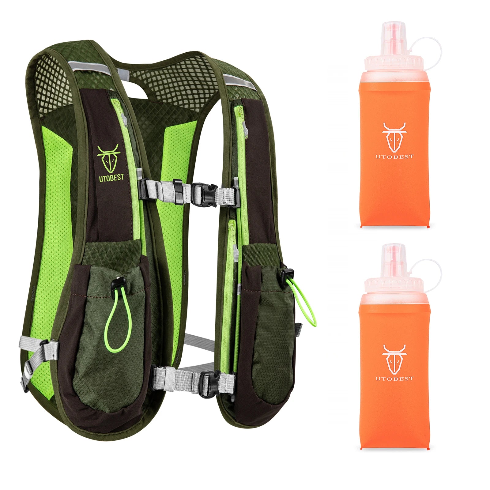 UTOBEST Trail Running Backpack 5L – Ultra Lightweight Hydration Vest for Marathon, Cycling & Hiking