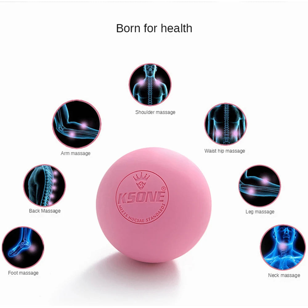 Massage Ball for Fascia Release, Yoga, and Muscle Pain Relief | Trigger Point & Physiotherapy Ball