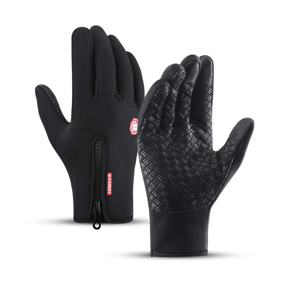 Winter Touch Screen Running and Cycling Gloves for Men and Women, Windproof, Warm