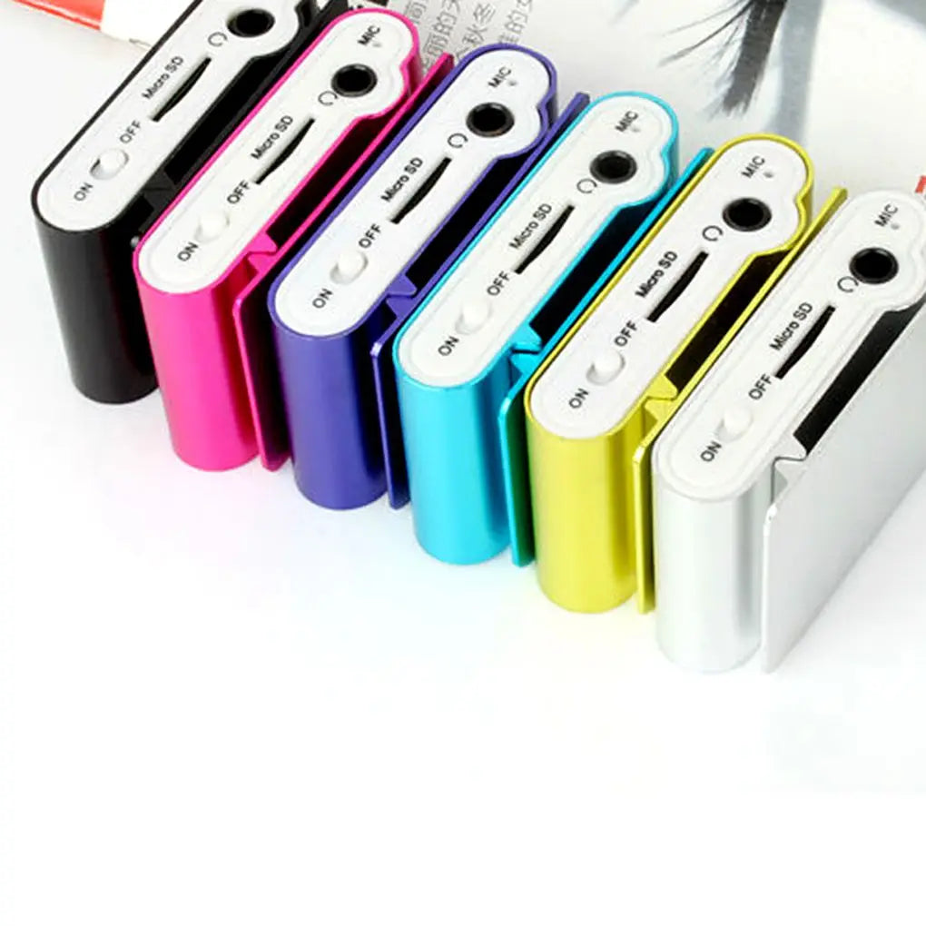 WORALLYMY Mini MP3 Player – Portable Music Player with 3.5mm Jack & LCD Screen