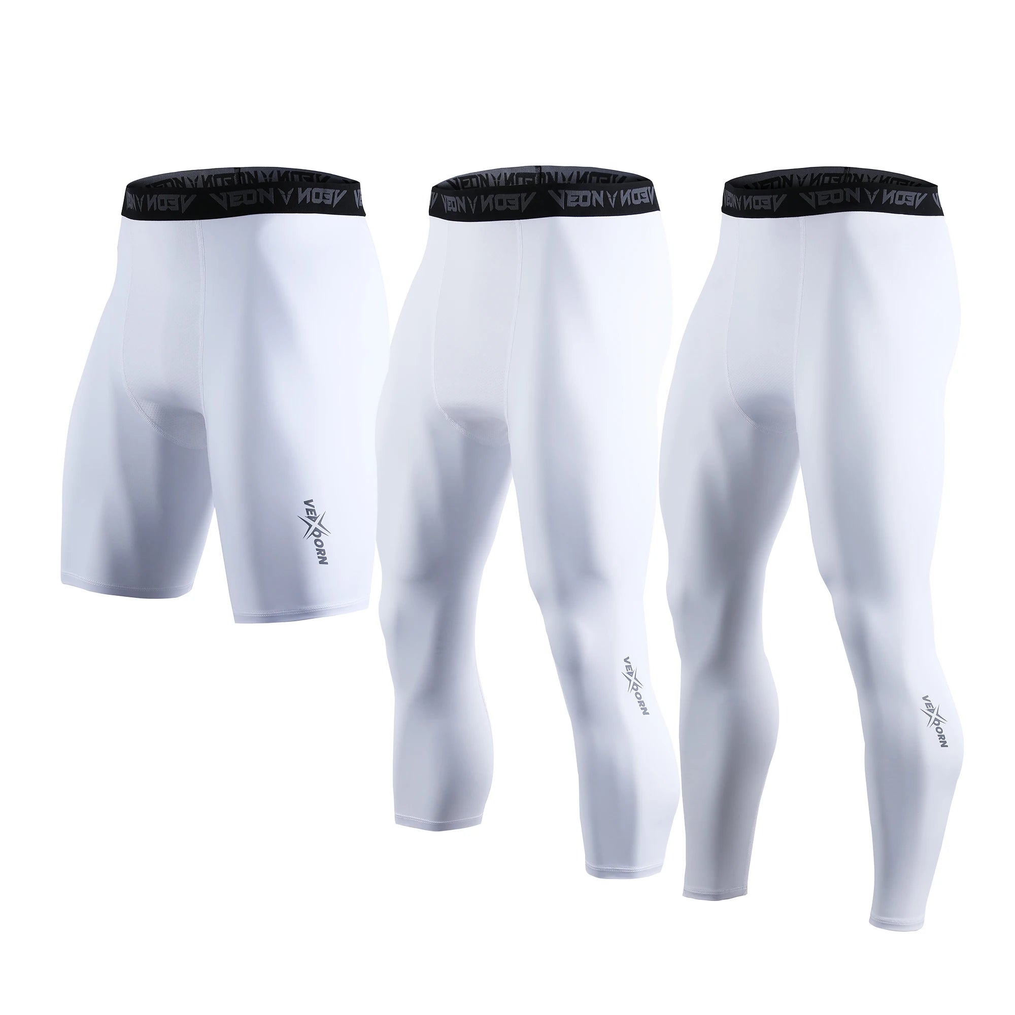 Men’s Compression Running Tights Cool Dry Sports Baselayer Leggings for Training & Gym