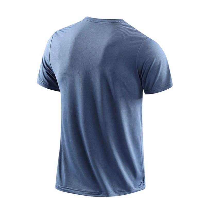 CHRLCK Men’s Quick-Drying Running T-Shirt – Lightweight, Breathable Activewear for Summer
