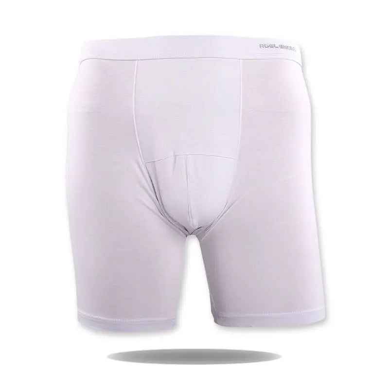 Men’s Long Leg Boxer Briefs Anti-Chafing Modal Sports Underwear Quick Dry
