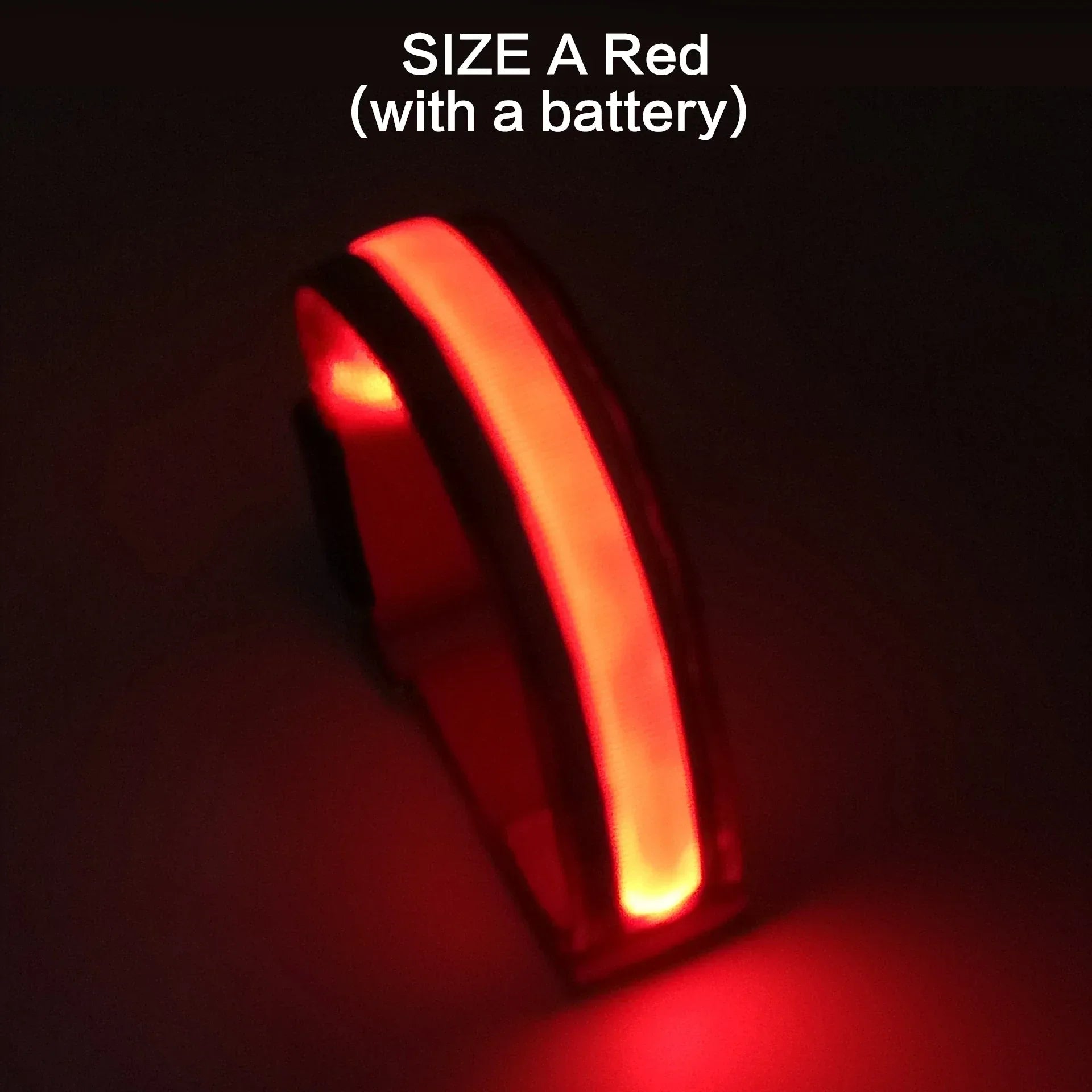 LED Reflective Armband | USB Rechargeable Safety Light Band for Night Running, Cycling, Walking