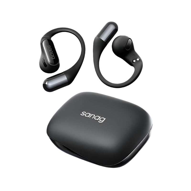 SANAG Open-Ear Wireless Headphones – Lightweight Bluetooth 5.3 with Mic & Low Latency