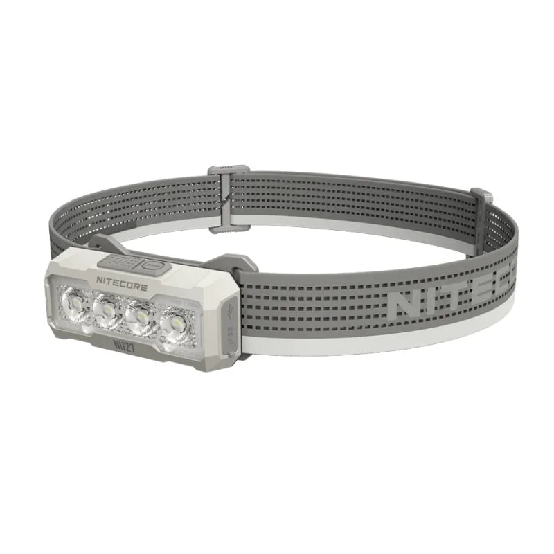 NITECORE NU27 Rechargeable Headlamp – 600 Lumens Triple Colour Output Lightweight Torch