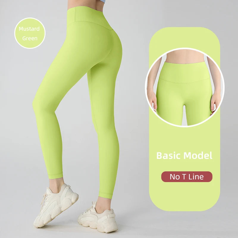 COZOK Full-Length Women’s Fitness Leggings – Running, Workout, Seam Pockets, High Comfort