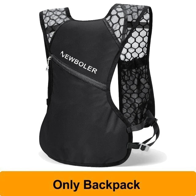 NEWBOLER Ultralight Trail Running Hydration Vest Backpack with Bottle