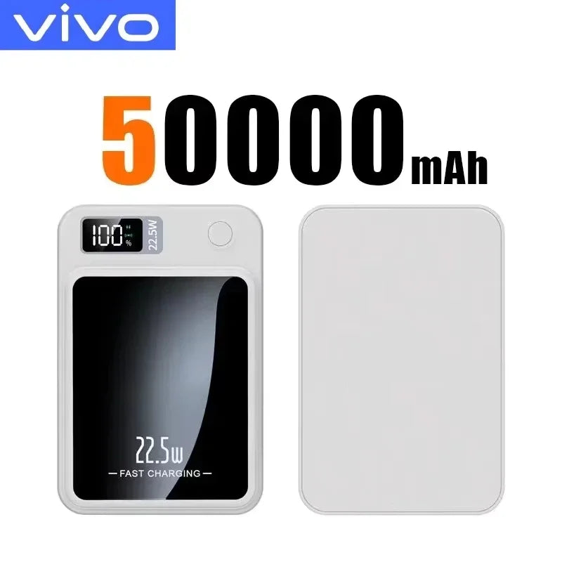 VIVO Magnetic Power Bank 50000mAh Wireless Fast Charger PD 22.5W with Display