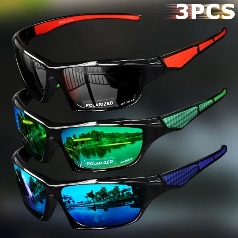 VEGUEROS Sports Polarized Sunglasses for Men – UV400 Cycling, Driving & Fishing Eyewear