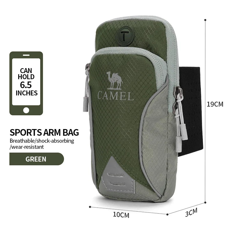 GOLDEN CAMEL Running Arm Bag – Lightweight Phone Holder for Running, Hiking, and Cycling