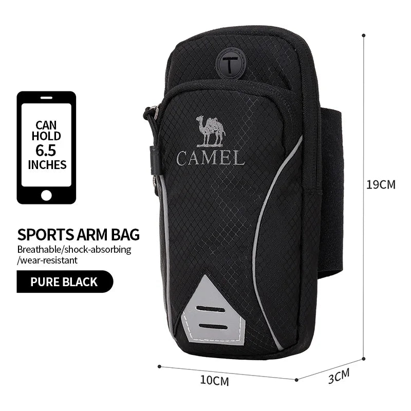 GOLDEN CAMEL Running Arm Bag – Lightweight Phone Holder for Running, Hiking, and Cycling