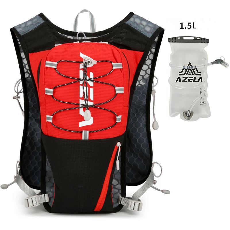 Running Hydration Vest with 1.5L Water Bag, Lightweight Outdoor Cycling and Hiking Backpack