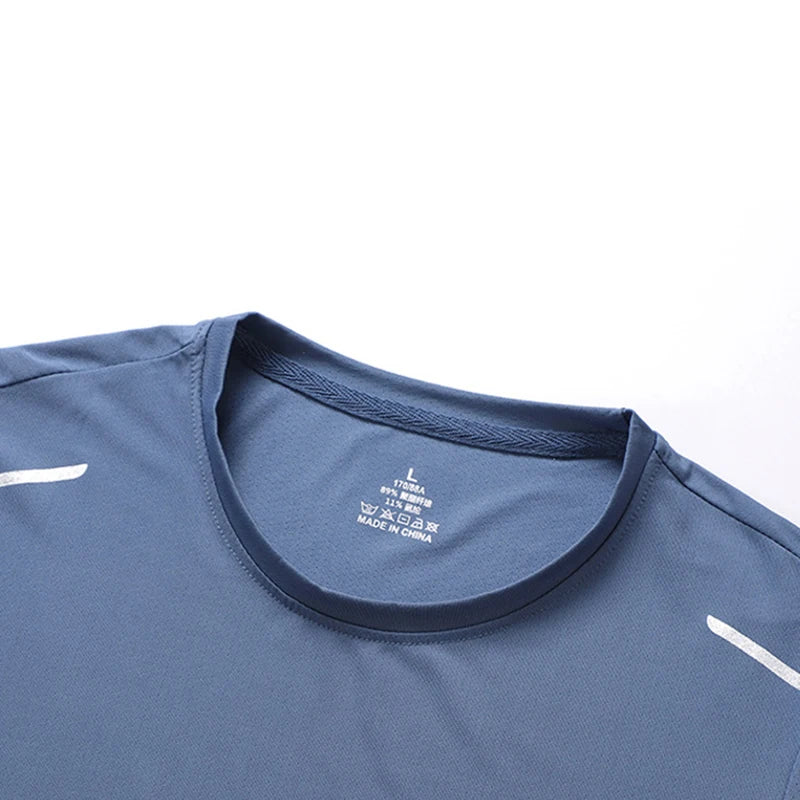 CHRLCK Men’s Quick-Drying Running T-Shirt – Lightweight, Breathable Activewear for Summer