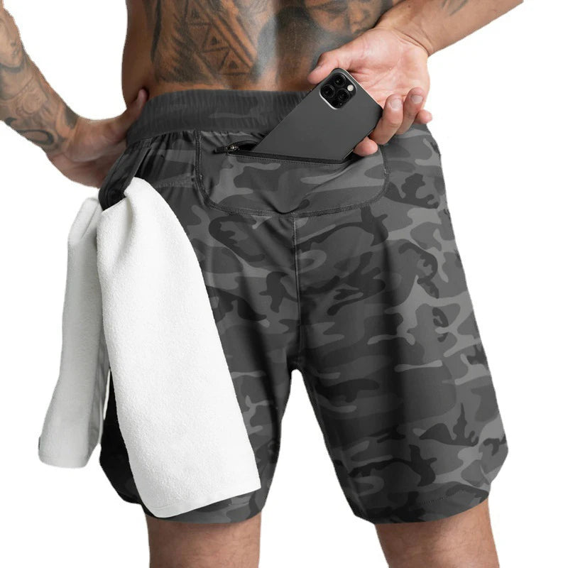 Men’s Quick-Dry Running Shorts – Lightweight Woven Fitness Gym Sports Shorts 2024
