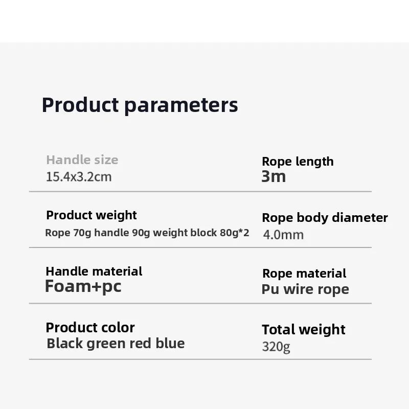 Weighted Wire Jump Rope for Adults | High-Speed Cardio and Strength Training