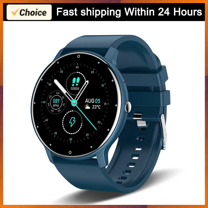 LIGE 2025 Smart Watch for Men & Women – Fitness Tracker with Heart Monitor & Notifications