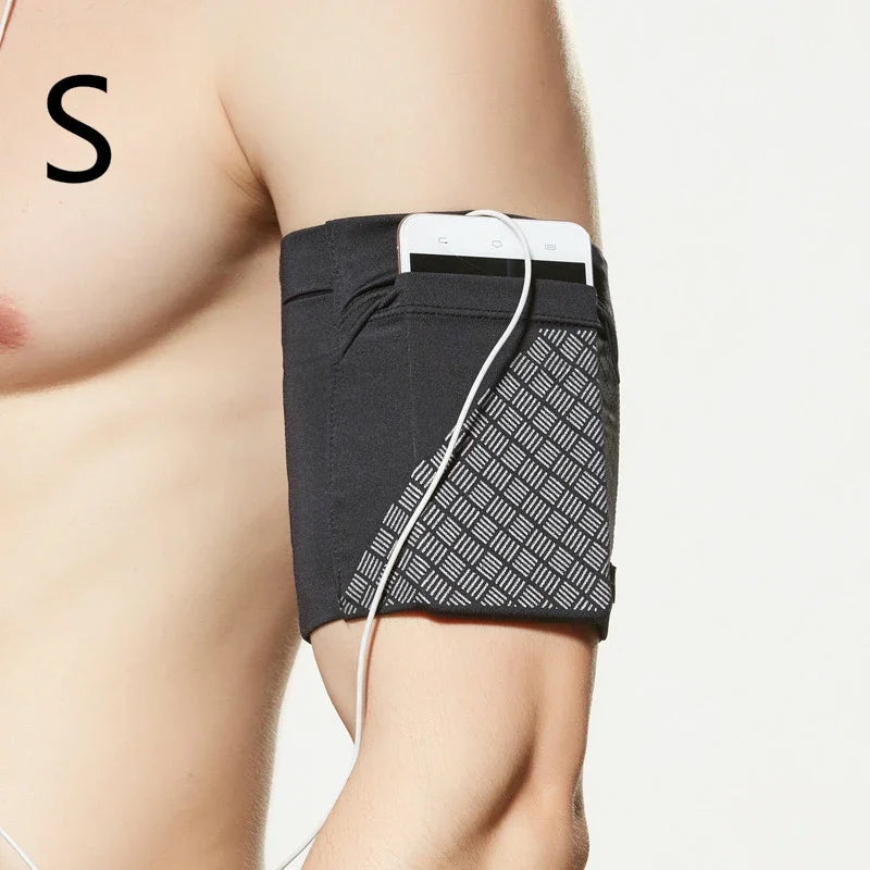 YUNFAN Running Arm Phone Bag Adjustable Sport Armband for Phones Under 6.5 Inch