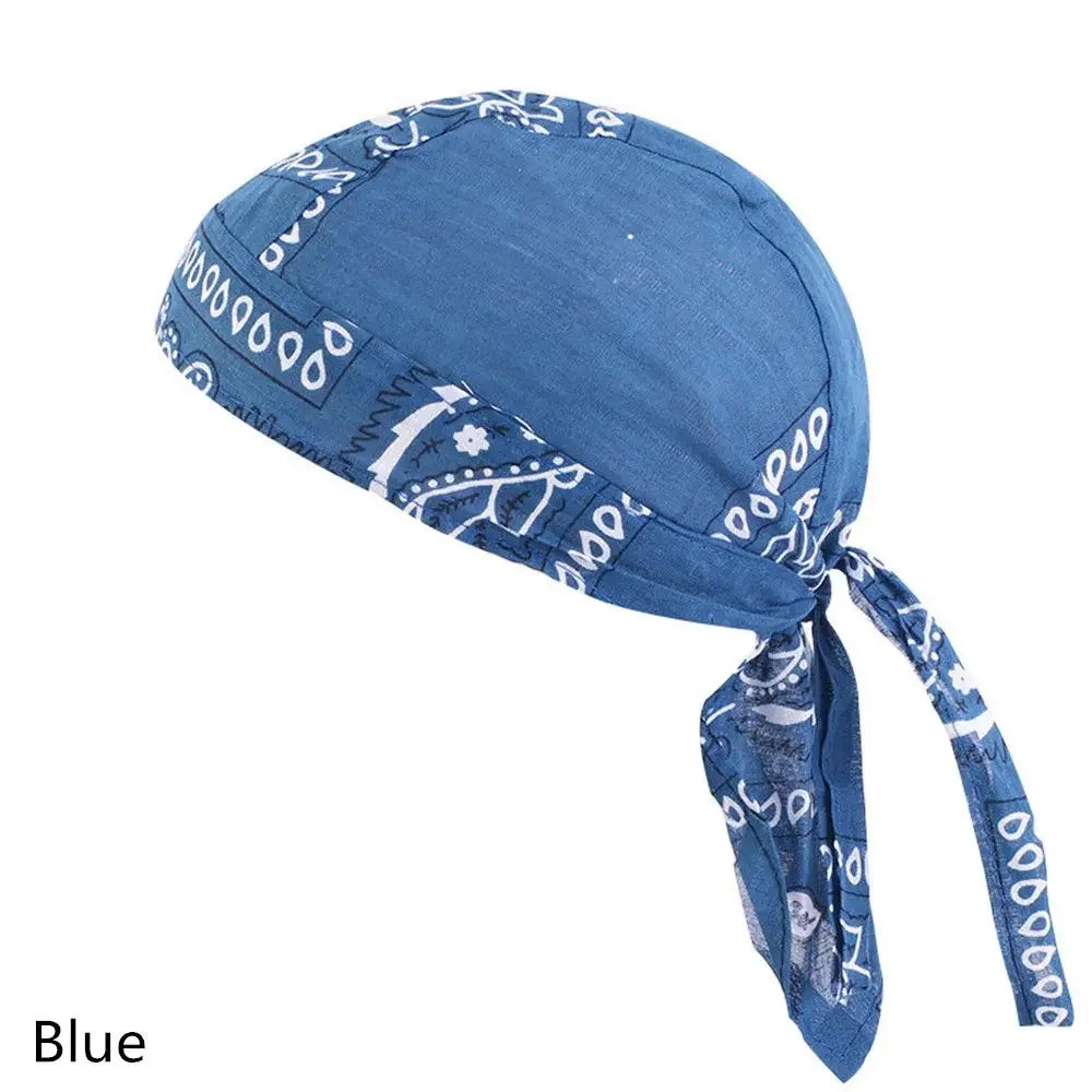 Quick-Dry Cotton Pirate Hat Bandana for Men & Women Outdoor Sports