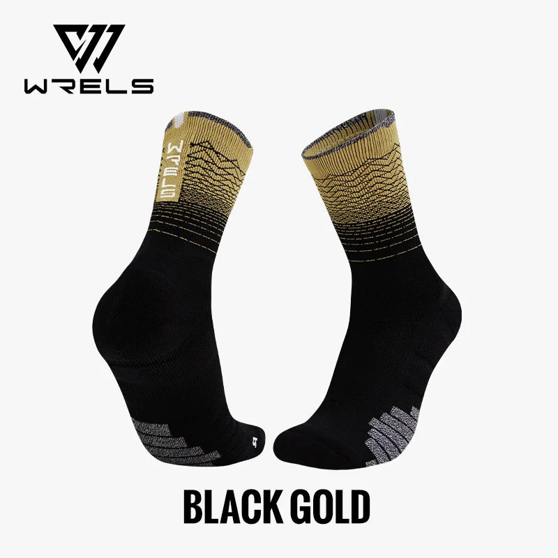 WRELS Athletic Cushion Running Socks – Moisture Wicking, Shock-Absorbing & Anti-Blister