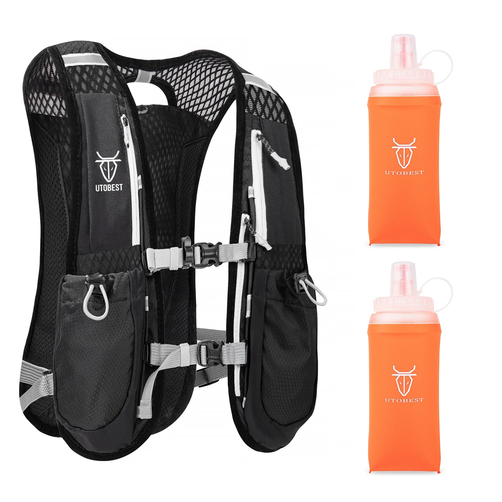 UTOBEST Trail Running Backpack 5L – Ultra Lightweight Hydration Vest for Marathon, Cycling & Hiking